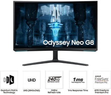 Load image into Gallery viewer, Samsung 32" Odyssey Neo G8 BG850, 4K 240Hz Curved LS32BG850NMXUE
