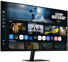 Load image into Gallery viewer, Samsung 32" M7 M70F Smart Monitor (AI & Smart Features) 4K (3,840 x 2,160) 60hz, USB Type C, Simple Stand, for Entertainment and Work,( LS32FM702UMXUE )