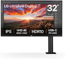 Load image into Gallery viewer, LG32UN880K-B 32 Inch 4K UHD UltraFine™ Ergo Monitor With HDR10