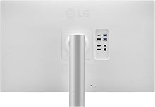 Load image into Gallery viewer, LG 27" 27UP850-W Monitor UHD (3840 x 2160) IPS Display, VESA DisplayHDR 400, DCI-P3 95% Color Gamut, USB-C,3-Side Virtually Borderless Display, Height/Pivot/Tilt Adjustable Stand - Silver