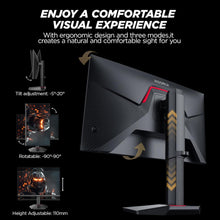 Load image into Gallery viewer, KOORUI G2511E Gaming Monitor, 24.5" FHD IPS 320Hz 1ms GTG, HDR400 95% DCI-P3, Adaptive Sync Compatible, Tilt Height and Vertical Adjustable, 2x HDMI 2.0 1x DP 1.4