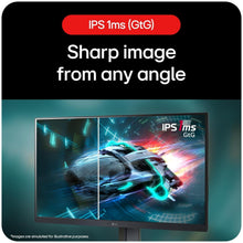 Load image into Gallery viewer, LG 24" LG24S65F-B FHD, 1ms, 180Hz, HDR 10, NVIDIA G-Sync Compatible, AMD FreeSync, Height/Pivot/Tilt Adjustable Stand, Borderless Design, DP, HDMI