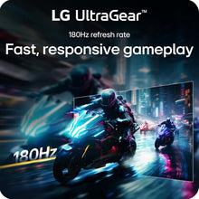 Load image into Gallery viewer, LG 27'' 27GS60QC-B Ultragear Curved Gaming Monitor, QHD (2560x1440) 180Hz 1ms 1000R AMD FreeSync HDR10 HDMIx2 DisplayPort Borderless Design Black Stabilizer DAS Crosshair FPS Counter - Black