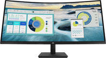 Load image into Gallery viewer, HP P34HC G4 34" WQHD Curved Monitor, Vertical Alignment - 3440 x 1440 - 250 Nit - 100 Hz RR - HDMI - Display Port