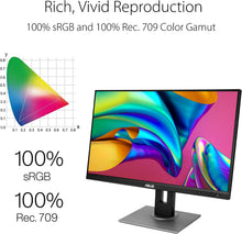 Load image into Gallery viewer, ASUS PA278QV ProArt Display Professional Monitor - 27-inch, IPS, WQHD
