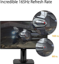 Load image into Gallery viewer, ASUS VG259QR TUF Gaming Monitor – 25 inch FHD (1920 x 1080), 165Hz