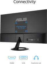 Load image into Gallery viewer, ASUS VZ27EHE Eye Care Monitor – 27 inch Full HD (1920 x 1080), IPS, 75Hz