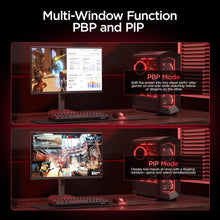 Load image into Gallery viewer, Koorui S2721PM Monitor, 27” Mini-LED IPS Panel 200Hz Gaming Monitor, 1440P PiP/PBP Computer Screen, 1ms HDR 1000 Display, 97% DCI-P3, Height Adjustable, HDMI/DisplayPort