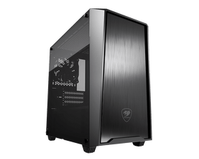 COUGAR MG130-G Black Micro ATX Mini Tower Elegant and Compact Case with Tempered Glass