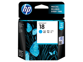 HP CARTRIDGE 18 CYAN