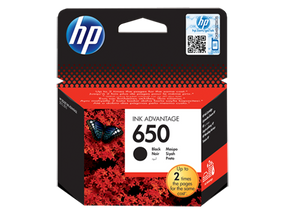 HP CARTRIDGE 650 BLACK