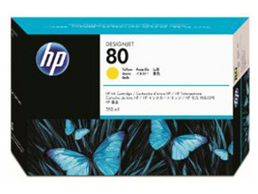 HP CARTRIDGE 80 YELLOW