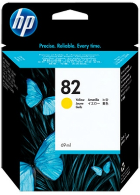 HP CARTRIDGE 82 YELLOW