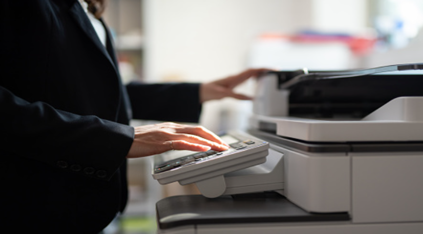 Which type of printer operates most like a photocopy machine