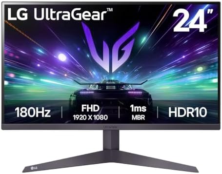 LG UltraGear™ 24 inch LG24S50FB 180Hz FHD Gaming Monitor