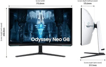 Load image into Gallery viewer, Samsung 32&quot; Odyssey Neo G8 BG850, 4K  240Hz Curved LS32BG850NMXUE
