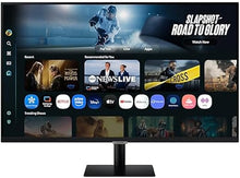 Load image into Gallery viewer, Samsung 32" M7 M70F Smart Monitor (AI &amp; Smart Features) 4K (3,840 x 2,160) 60hz, USB Type C, Simple Stand, for Entertainment and Work,( LS32FM702UMXUE )
