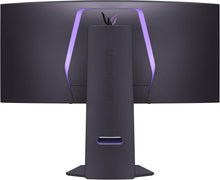 Load image into Gallery viewer, LG 34GS95QE 34-inch Ultragear OLED Curved Gaming Monitor WQHD 1440p 800R 240Hz 0.03ms AMD FreeSync Premium Pro NVIDIA G-Sync HDMI 2.1 DisplayPort Tilt/Height/Swivel Stand Black

