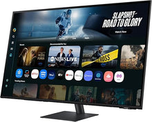 Load image into Gallery viewer, Samsung 43" M7 M70F Smart Monitor (AI &amp; Smart Features) 4K (3,840 x 2,160) 60hz, USB Type C, Simple Stand, Big screen for Entertainment and Work,( LS43FM702UMXUE )
