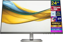 Load image into Gallery viewer, HP S5 524DA 24" FHD Monitor Built-in Dual Speakers │ Height Adjustable Stand │ 100Hz IPS Display │ Anti-Glare &amp; Low Blue Light │ HDMI &amp; VGA Connectivity
