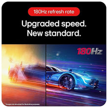 Load image into Gallery viewer, LG 24"  LG24S65F-B FHD,  1ms, 180Hz, HDR 10, NVIDIA G-Sync Compatible, AMD FreeSync, Height/Pivot/Tilt Adjustable Stand, Borderless Design, DP, HDMI
