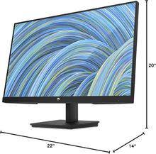 Load image into Gallery viewer, HP V24v G5, 23.8-inch, Full HD (1920 x 1080) FHD Monitor, AMD FreeSync Black)
