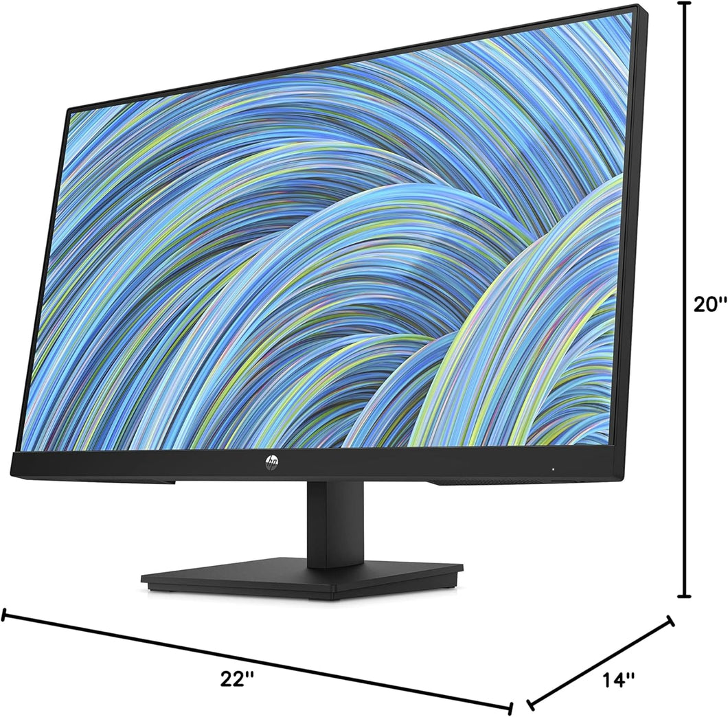 HP V24v G5, 23.8-inch, Full HD (1920 x 1080) FHD Monitor, AMD FreeSync ...