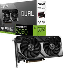 Load image into Gallery viewer, ASUS  Prime GeForce RTX™ 5060 8GB GDDR7 OC Edition 3 Fans Graphics Card (PCIe® 5.0, 8GB GDDR7, HDMI®/DP 2.1, 2.5-Slot, Axial-tech Fans, Dual BIOS)
