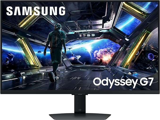 Samsung 32” Odyssey G7 (G70D) 4K UHD IPS 144Hz 1ms(GtG) Smart Gaming Monitor,  G Sync  (LS32DG702EMXUE)