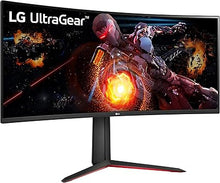 Load image into Gallery viewer, LG UltraGear QHD 34-Inch Curved Gaming Monitor 34GP63A-B, VA with HDR 10 Compatibility and AMD FreeSync Premium, 160Hz, Black
