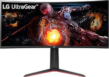 Load image into Gallery viewer, LG UltraGear QHD 34-Inch Curved Gaming Monitor 34GP63A-B, VA with HDR 10 Compatibility and AMD FreeSync Premium, 160Hz, Black
