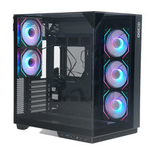 Load image into Gallery viewer, EASE EC125 Tempered Glass CASE with Five ARGB Fans
