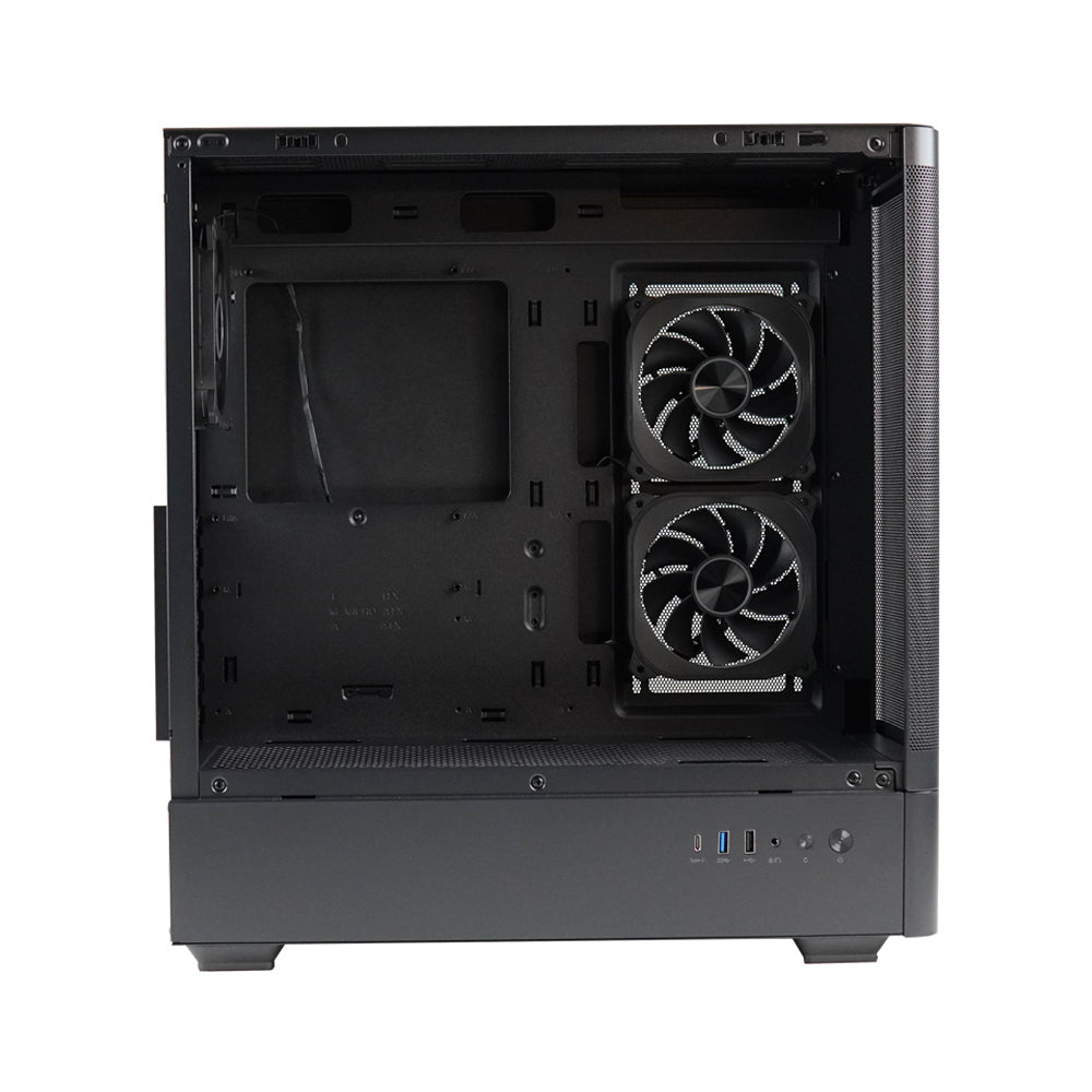 Ec123b Ease EC123BM Panoramic Mesh ATX Gaming Case With Three ARGB Fans – Acom ...
