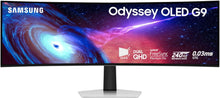 Load image into Gallery viewer, Samsung 49" Odyssey G93SC Series Curved Gaming Monitor, QD-OLED, 240Hz, 0.03ms, DQHD, G-Sync Compatible, FreeSync Premium Pro, Adjustable Stand ( LS49CG934SMXUE )
