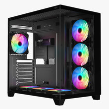 Load image into Gallery viewer, Ease EC124IF ATX Gaming Case with Mesh Top and one ARGB Fan
