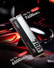 Load image into Gallery viewer, Lexar NM790 1TB M.2 2280 PCIe Gen 4×4 NVMe SSD | 7400MB/s
