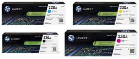 HP 230A 4 Pack LaserJet Toner Cartridge Set