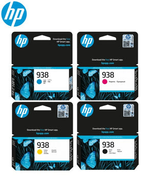 HP 938 Cyan Magenta Yellow Black Original ink Cartridge Set