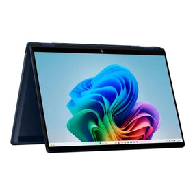 HP OmniBook X Flip 14 FM0013DX Laptop - Lunar Lake - Intel Core Ultra 5 226V (Series 2) 8-Core Processor 16-GB 512-GB SSD Intel Arc 130-V Graphics 14" 2K 1200P IPS x360 Touchscreen Convertible 60Hz Display PolyStudio BKB W11 TPM (Atmospheric Blue,