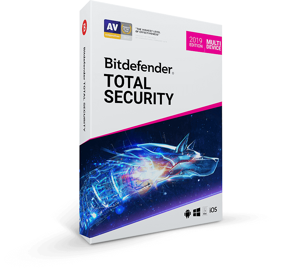 Bitdefender Total Security 05 Users One Year Total Protection
