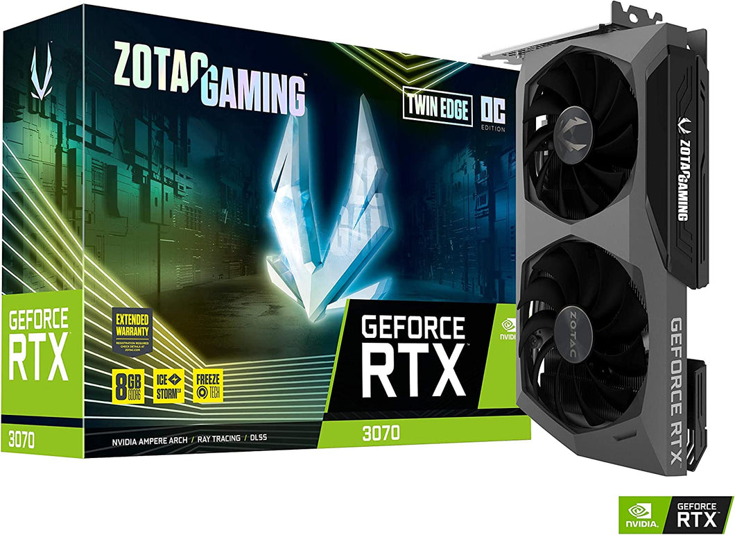 ZOTAC Gaming GeForce RTX 3070 Twin Edge OC 8GB GDDR6