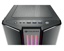 Load image into Gallery viewer, Cougar Gemini S Gaming Case With 1 Non RGB Fan (Silver)
