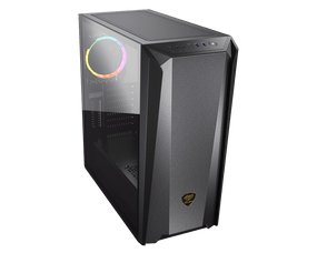 COUGAR MX660 Iron RGB Advanced Mid-Tower Gaming Case, Dark Black