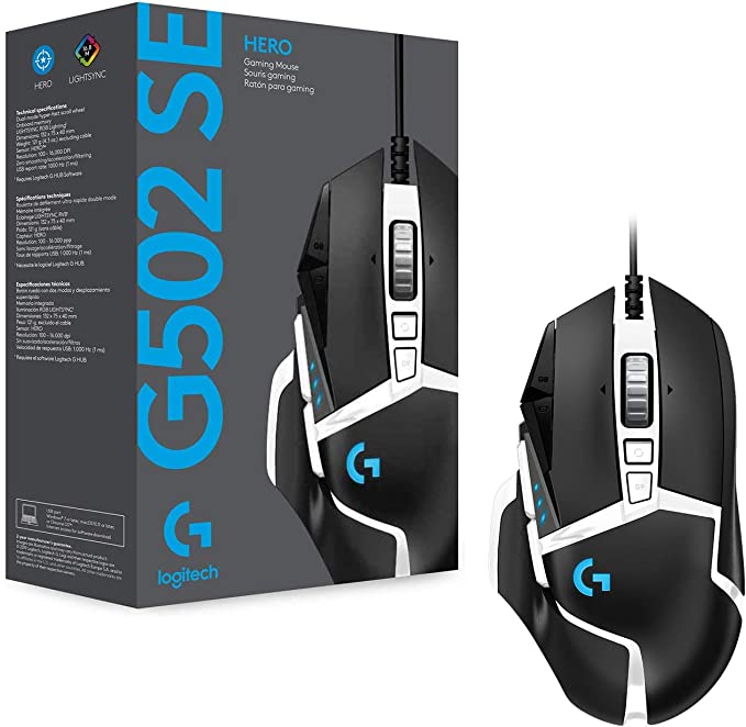 Logitech G502 SE HERO (PLAY ADVANCE) Wired Gaming Mouse